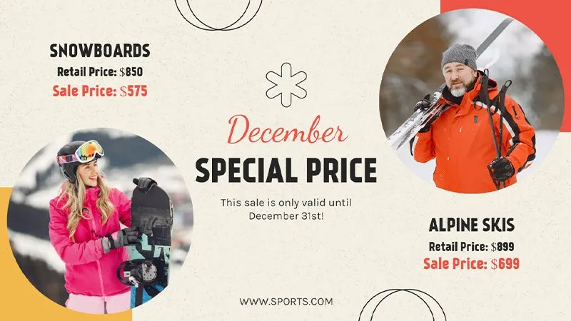 Digital Signage Retail Special Price Template 02 Landscape