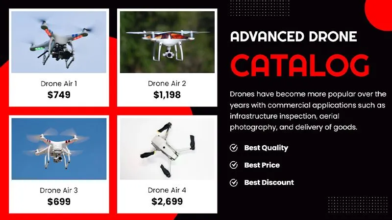 Digital Signage Product Catalogue 01 Landscape Template