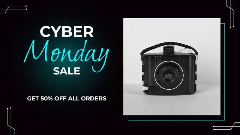 Digital Signage Cyber Monday Template Landscape 1