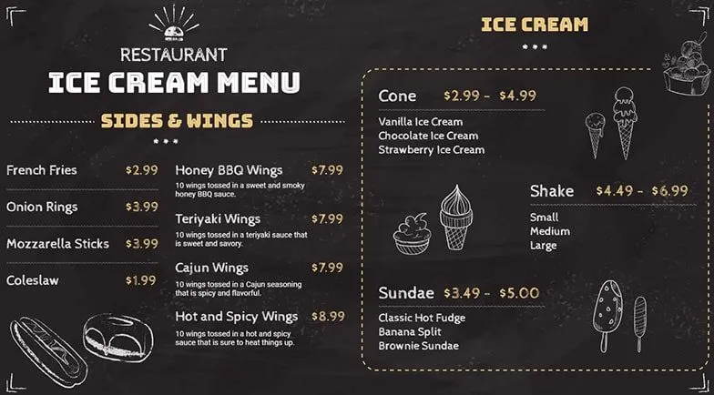 Mvix Restaurant Signage Landscape 1