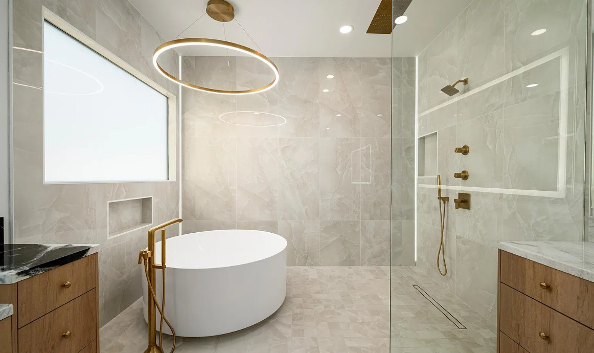 Turquoise Master Bathroom - After 2