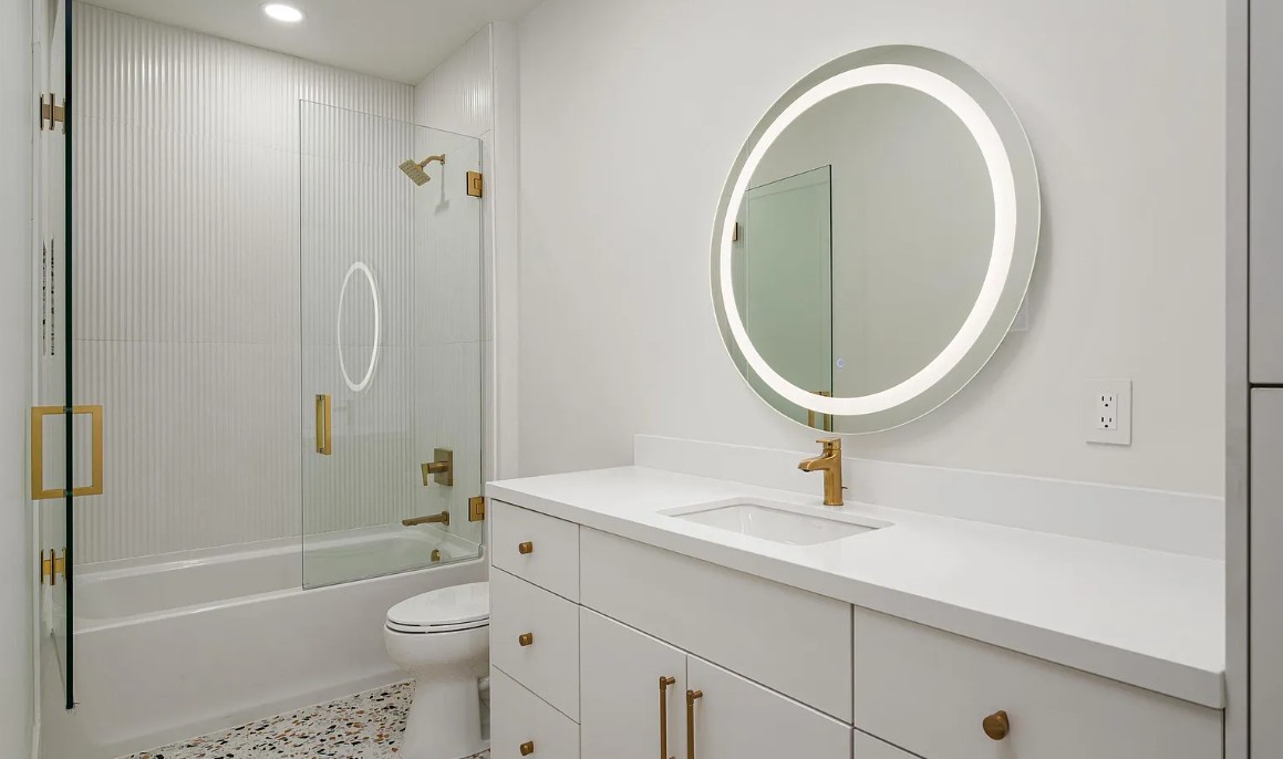 Turquoise Guest Bathroom - After