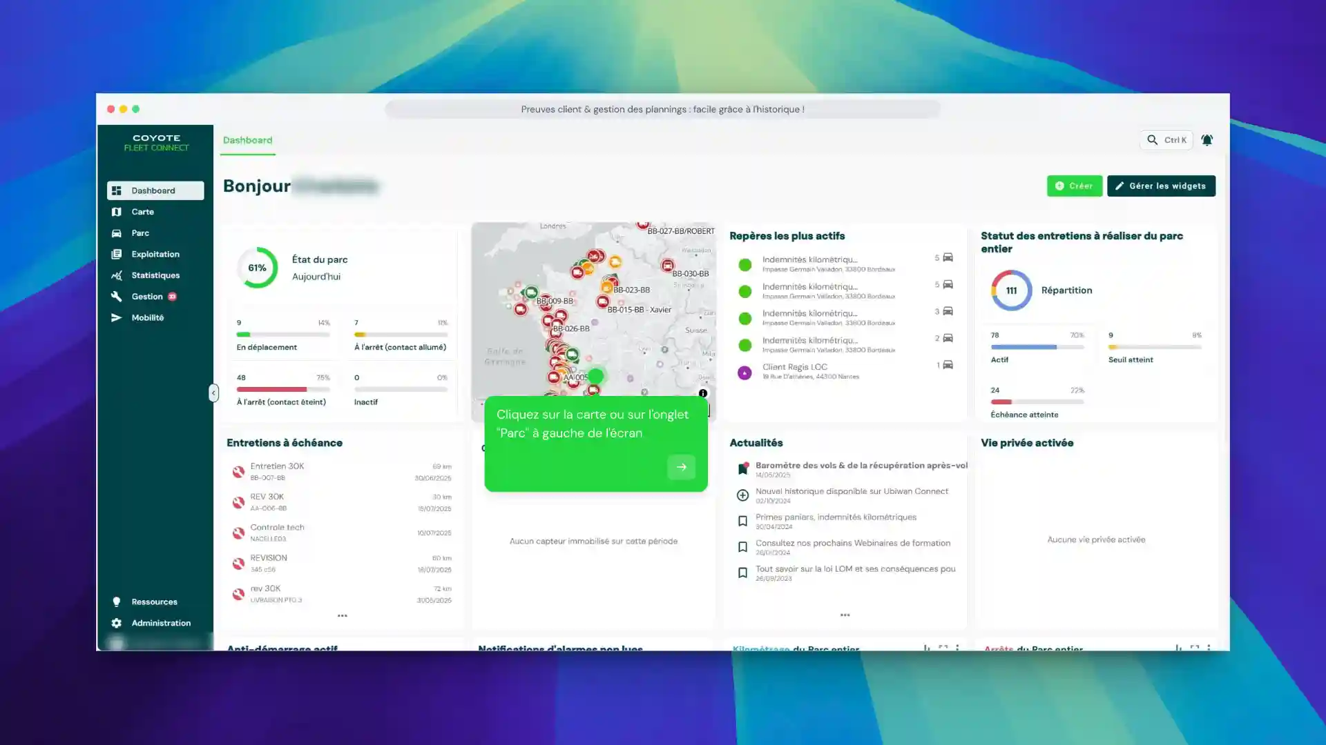 Preuves client & gestion des plannings : facile grâce à l'historique !