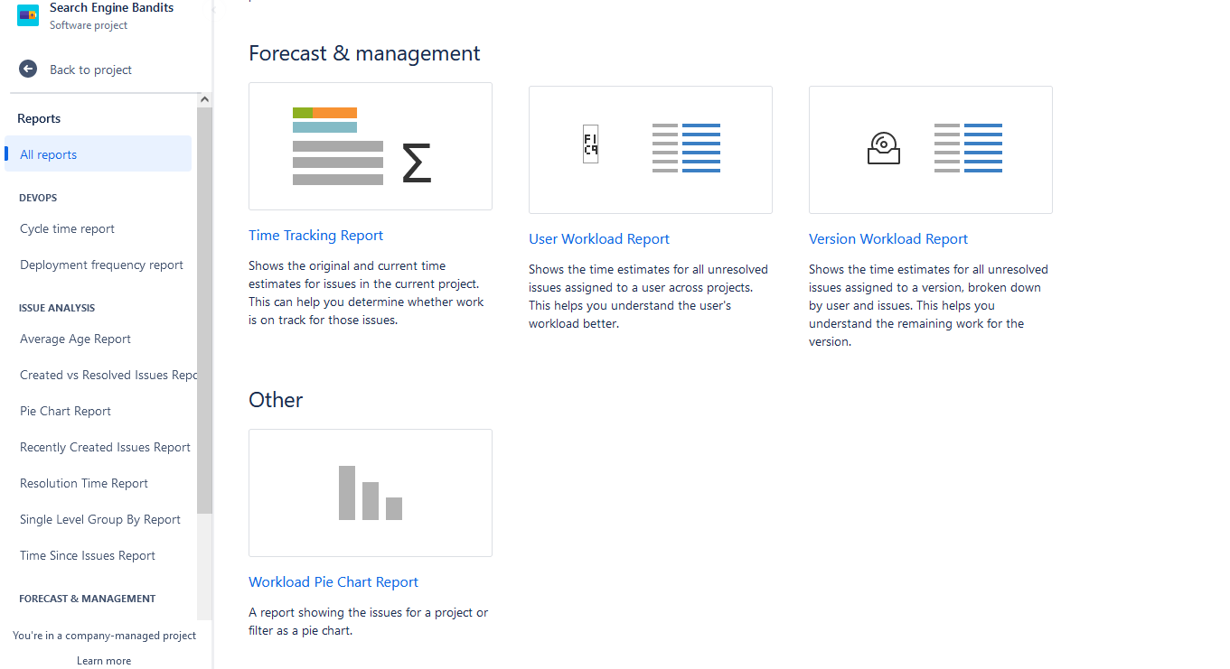 Jira Time Tracking Report