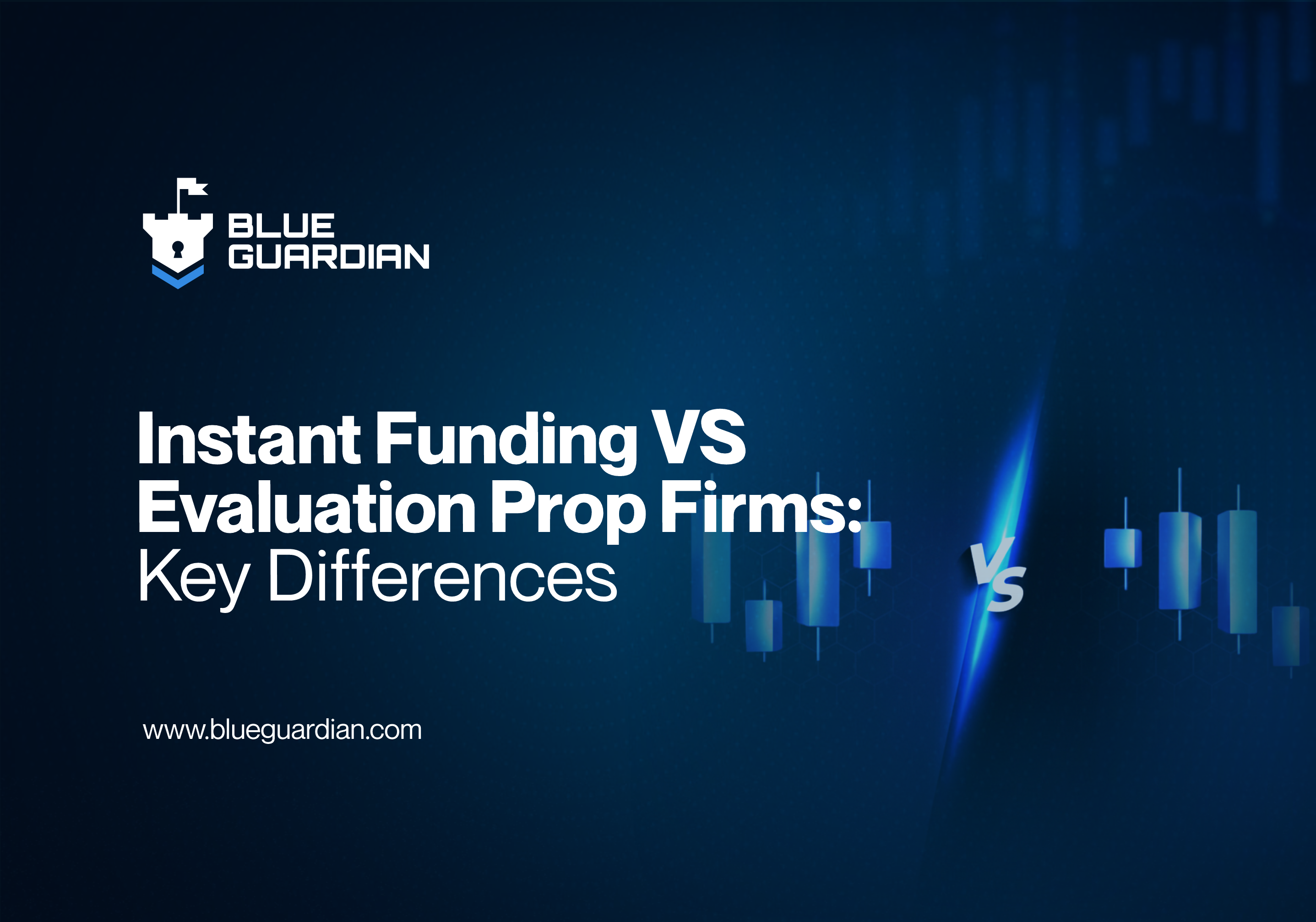 Instant Funding vs Evaluation Prop Firms: Key Differences | Blue Guardian