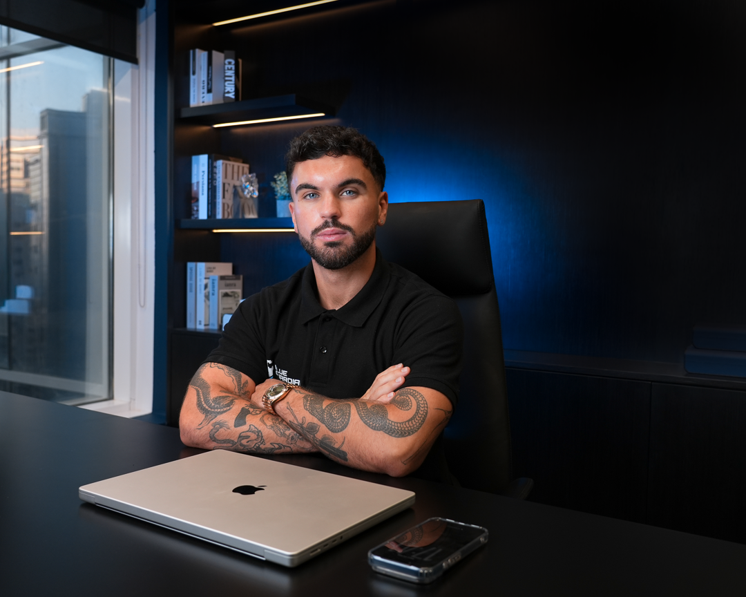 Sean Bainton CEO of Blue Guardian at Dubai office