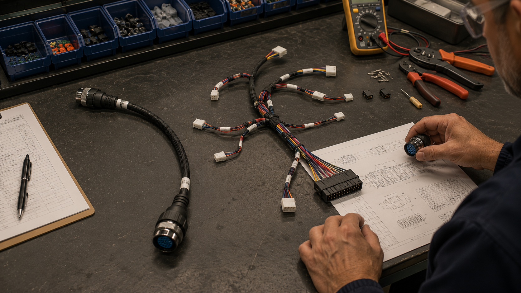 Wire harness assembly compared to cable assembly for OEM builds