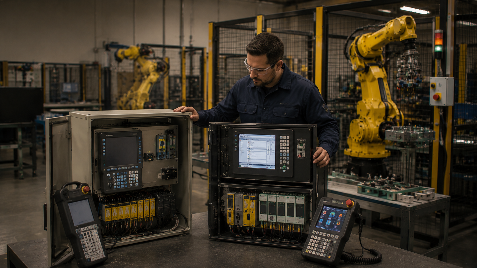 Fanuc robot controller cabinet