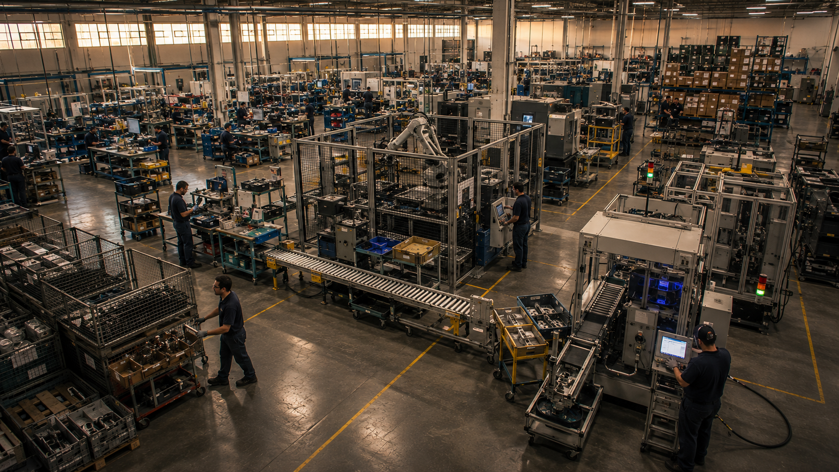 Factory automation strategy framework for manufacturing operations