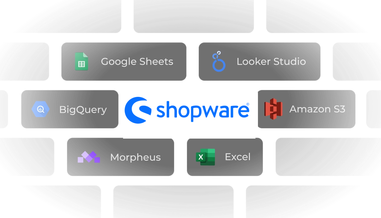 Shopware reporting destinations