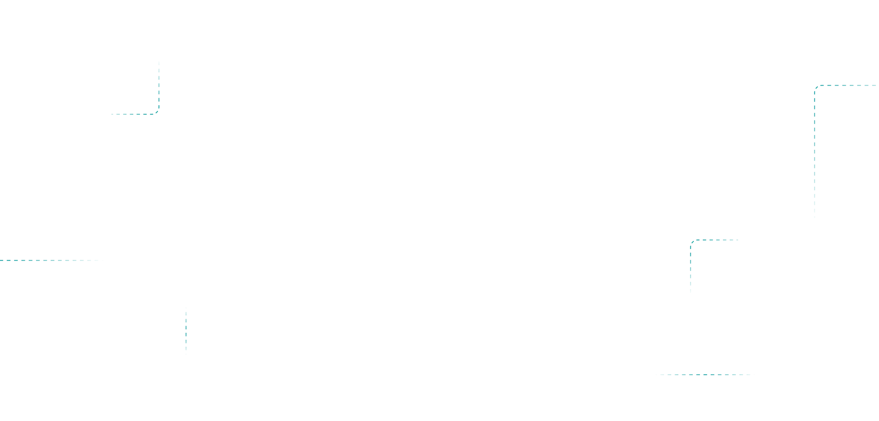 Blank white page with blue dashed border corners