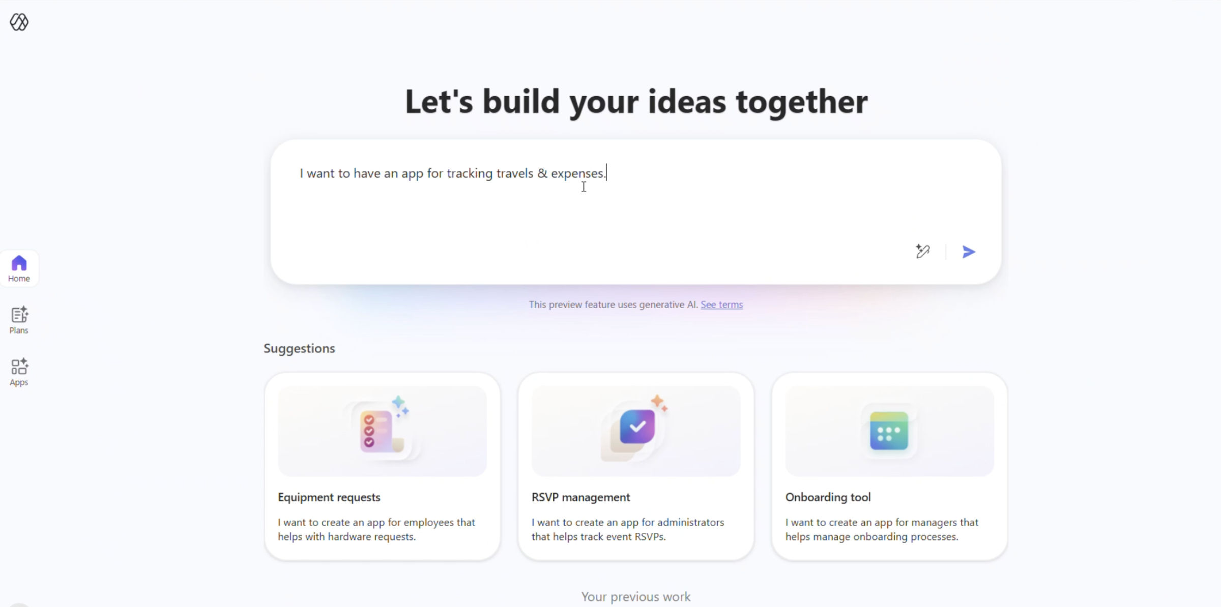 New Vibe Power Apps experience