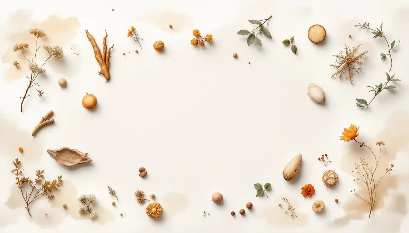 A visual representation of various Chinese herbal formulas for managing IBS symptoms.