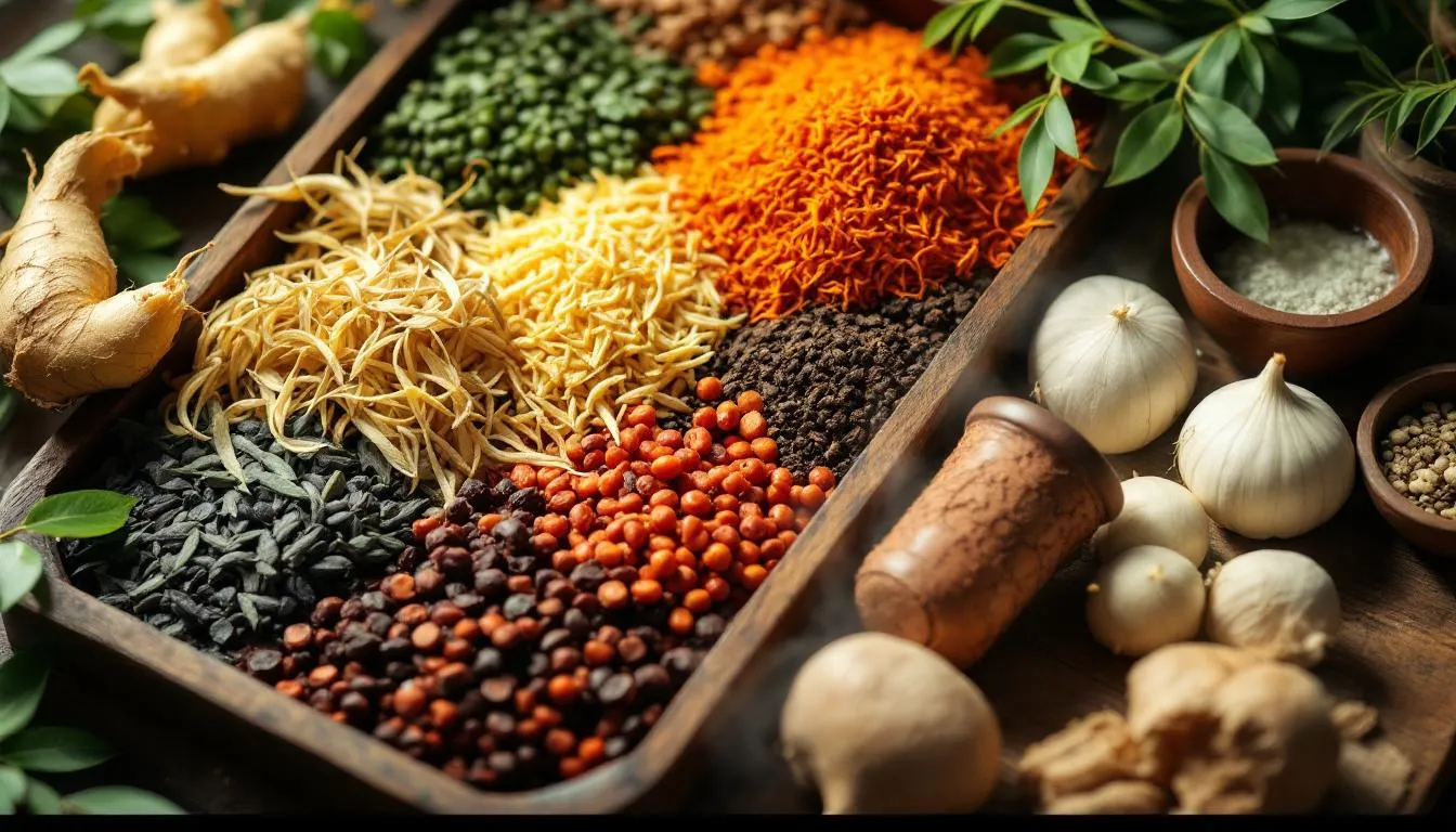 The benefits of Chinese herbs for health improvement.