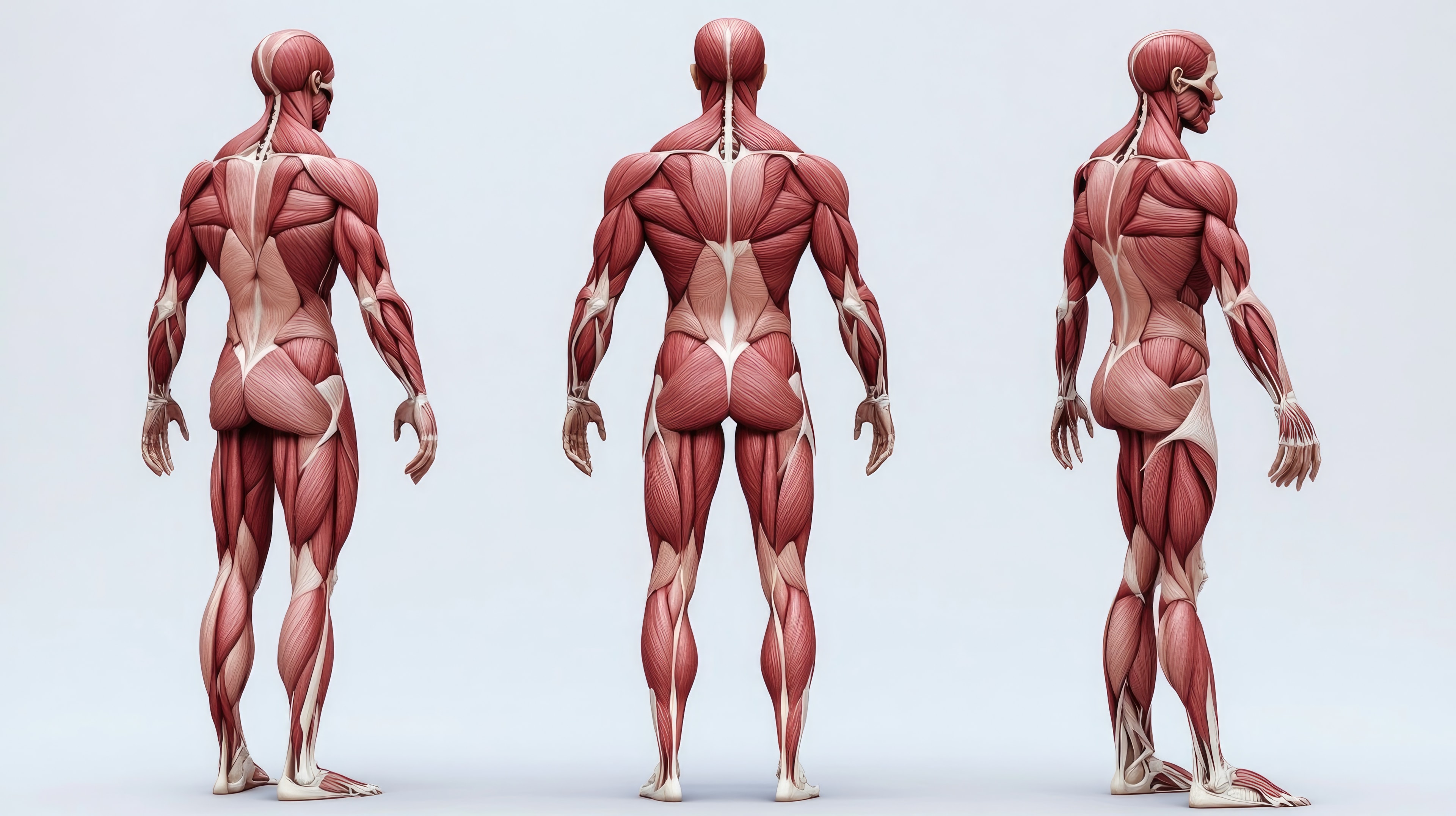 Target areas for dry cupping highlighted on a human body.