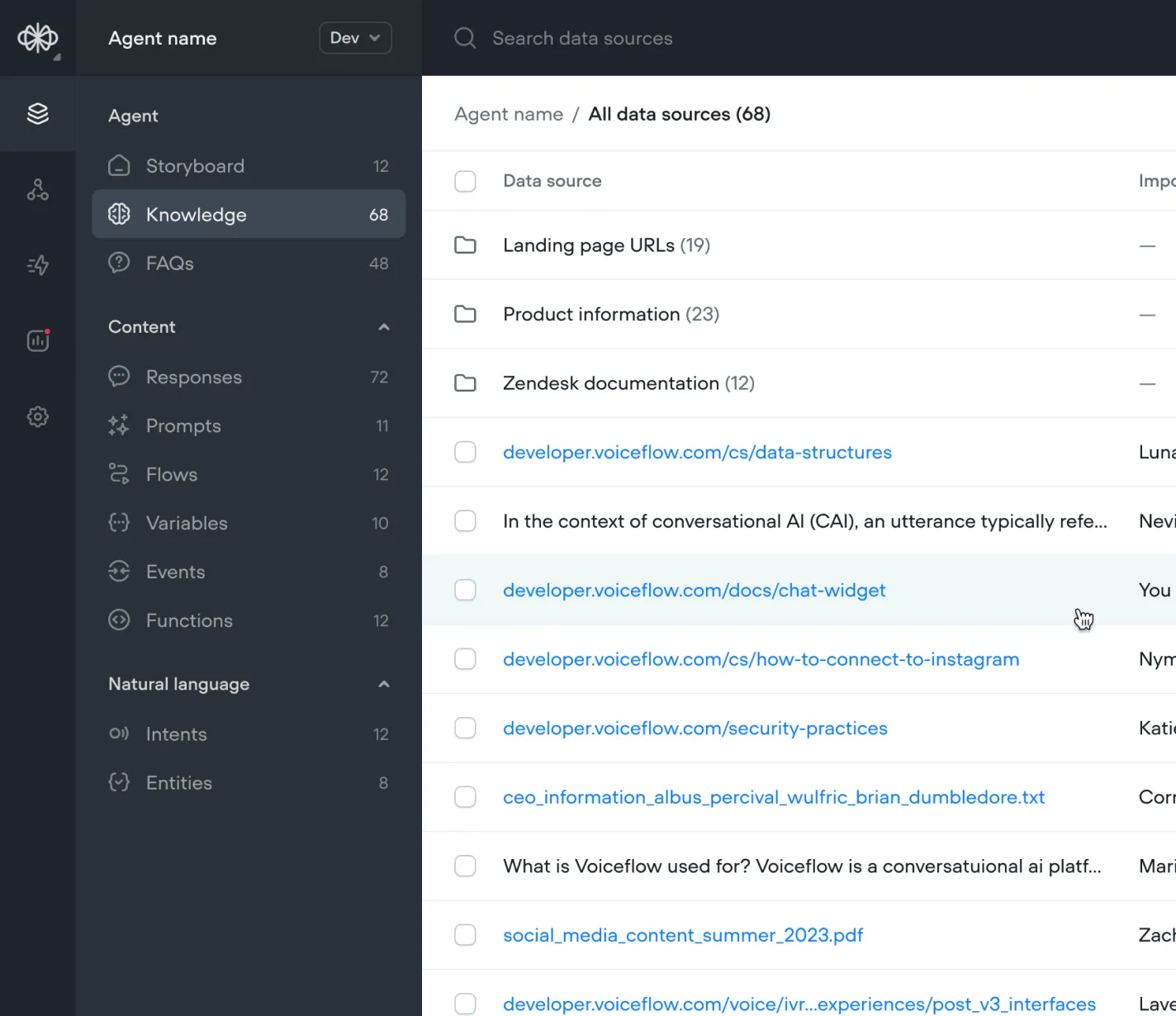 Base api screen