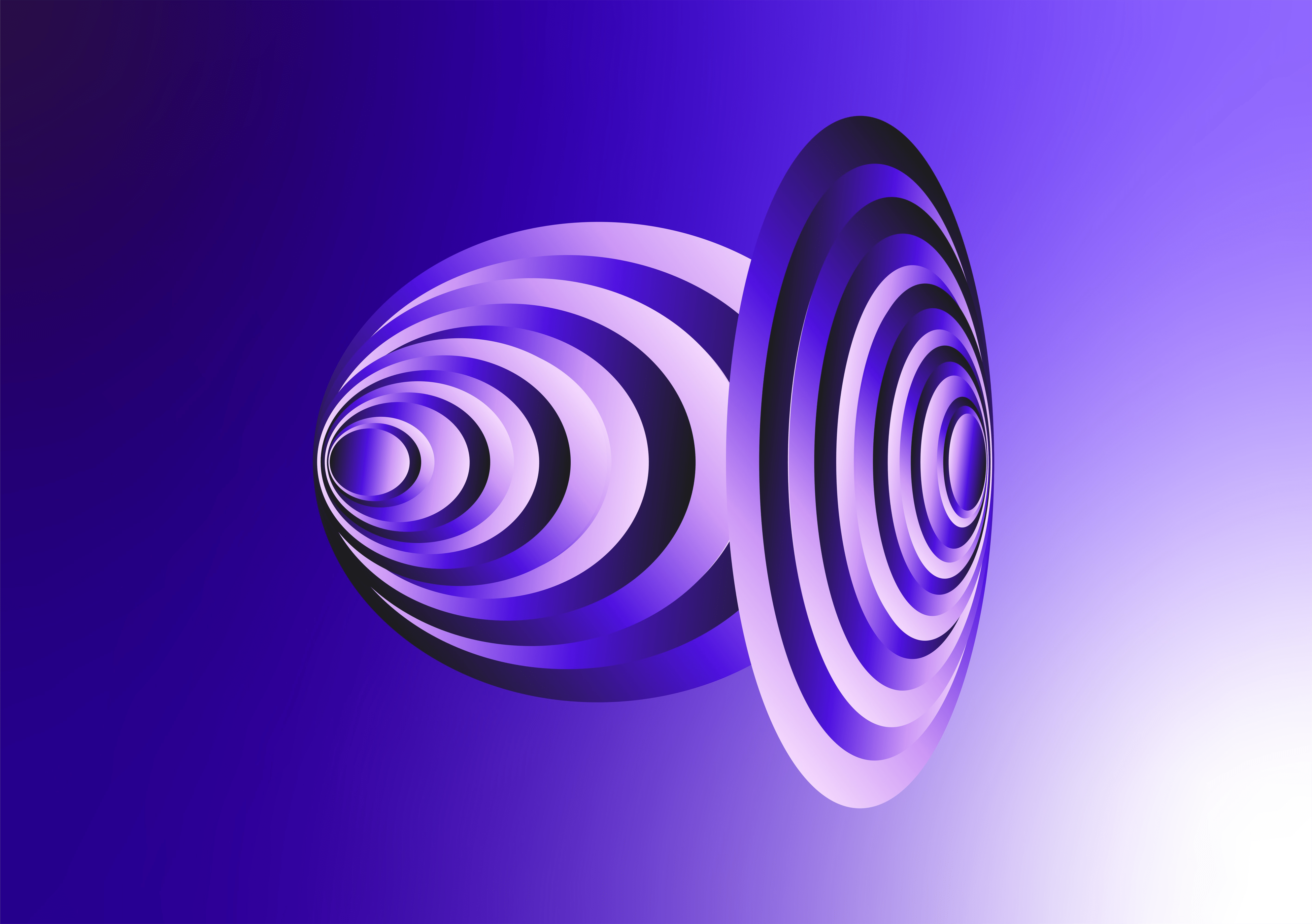 abstract spirals on purple background