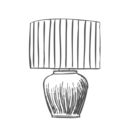 Sketch of a lamp