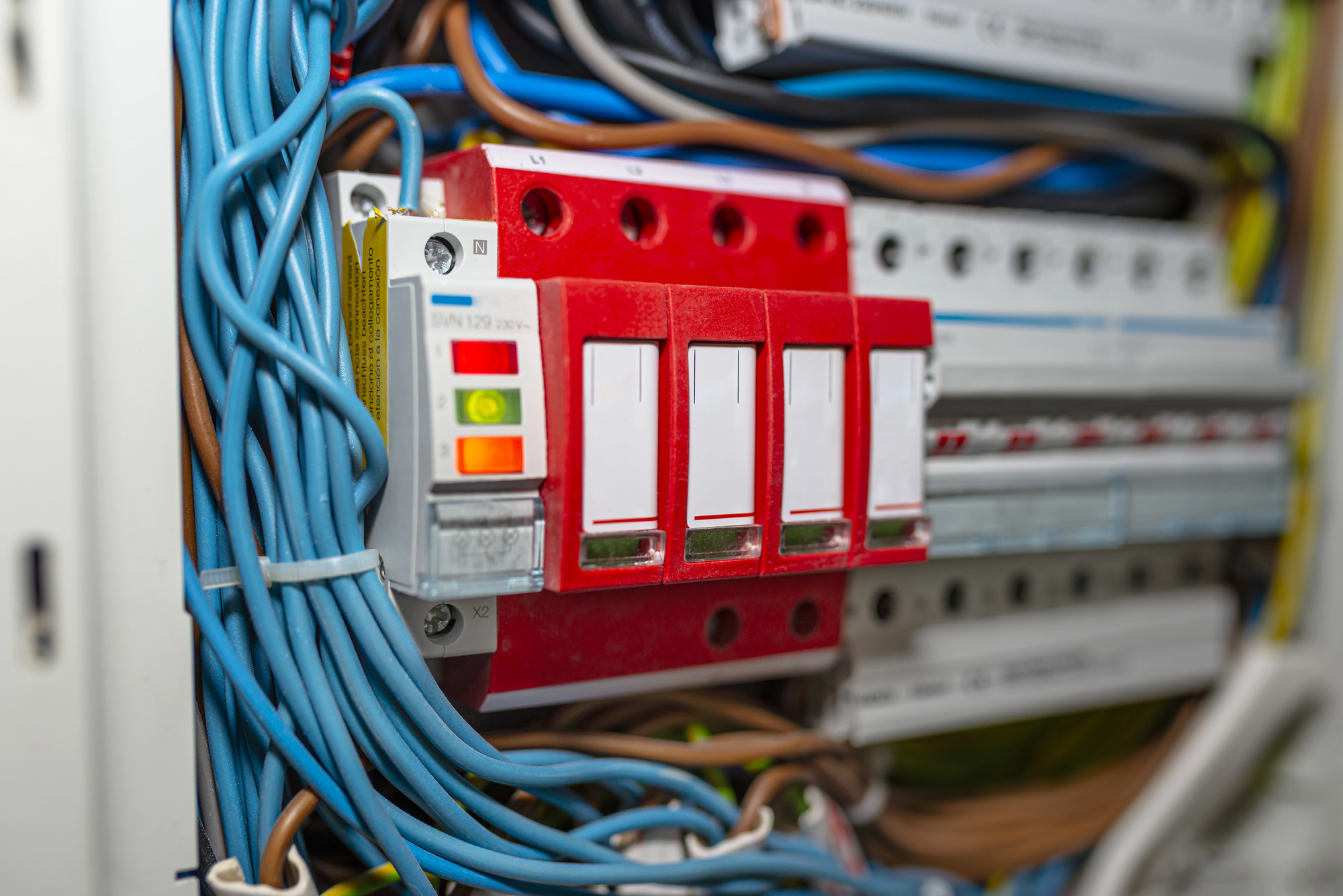 electrical panel installed by Gresham electrician