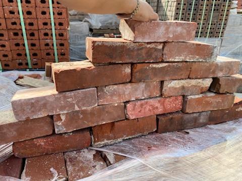 St. Louis red reclaimed brick samples