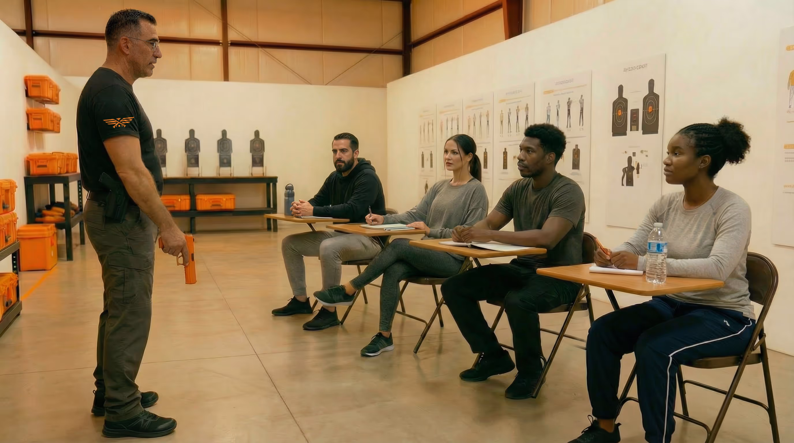 PracTac Defense Training classroom session.