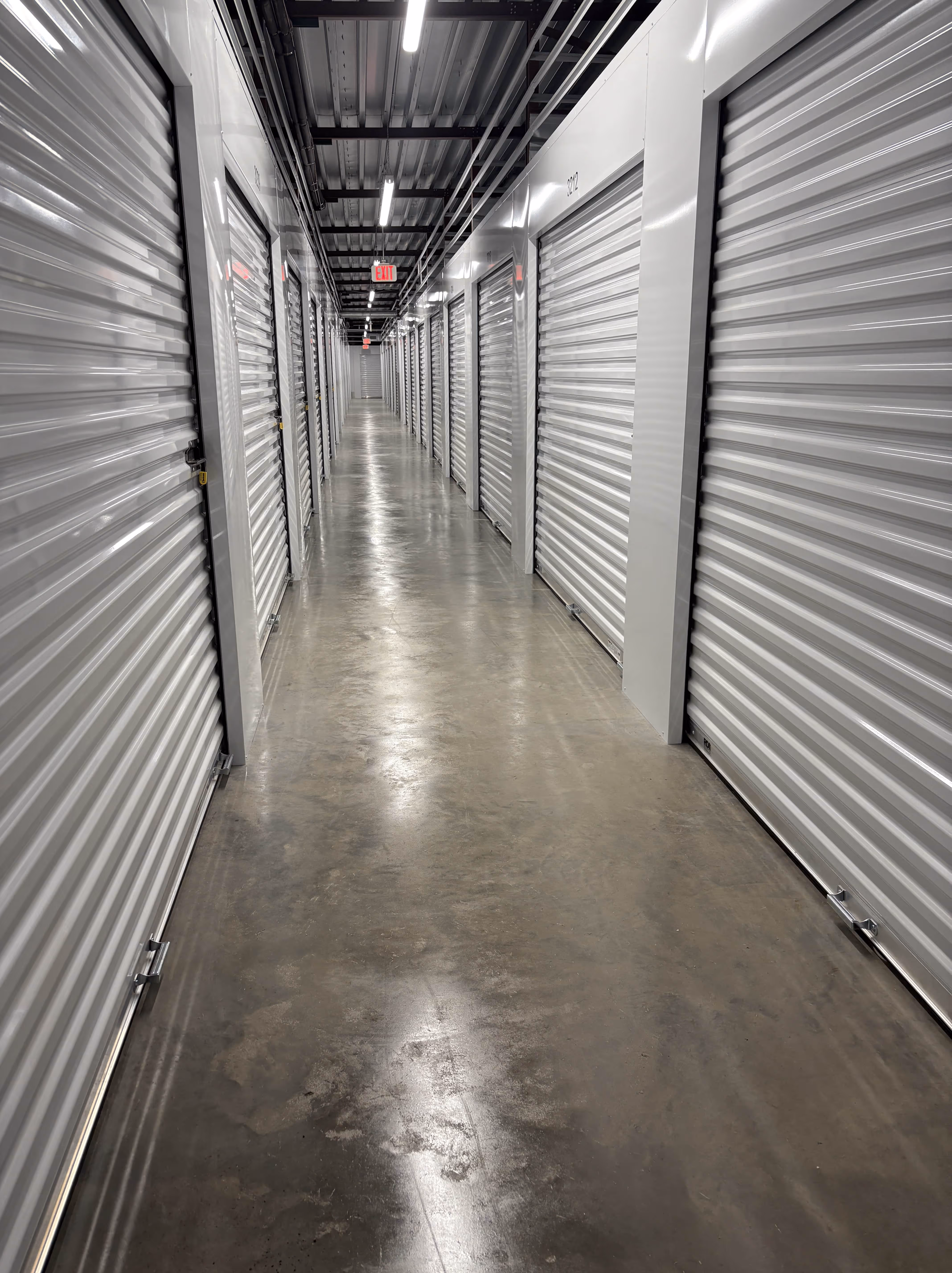 Self storage units