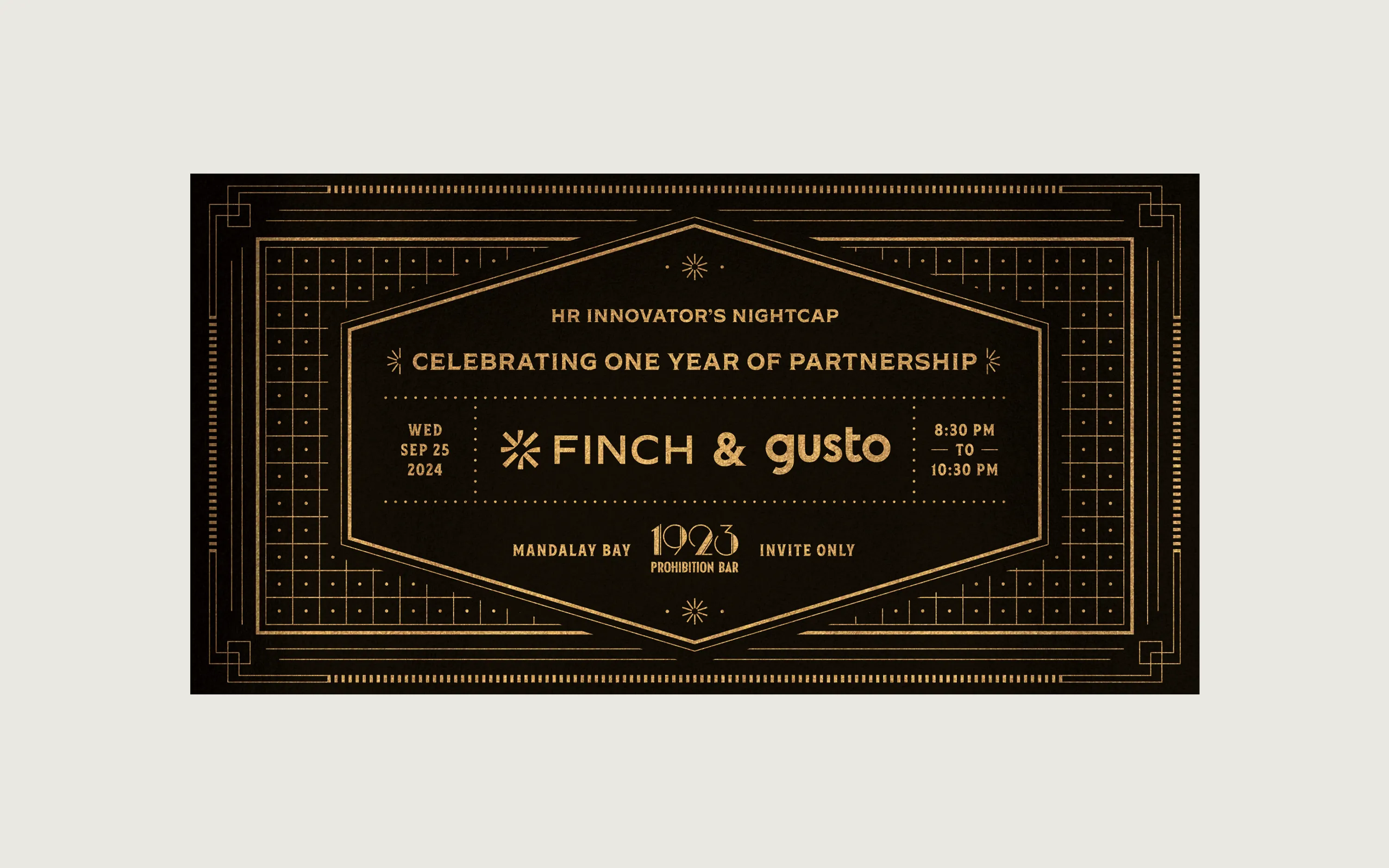 Finch live events ticket