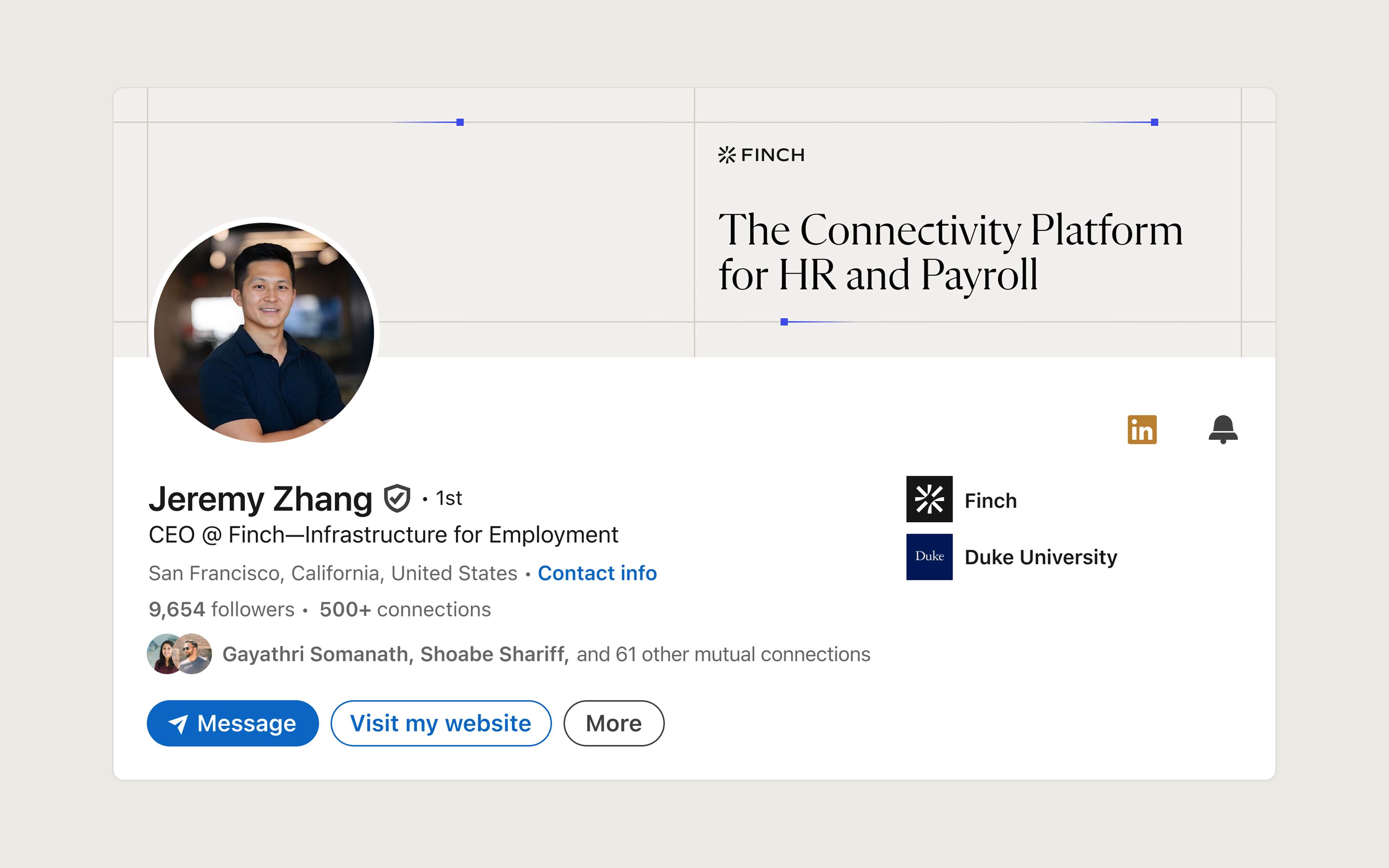 Finch pricing page