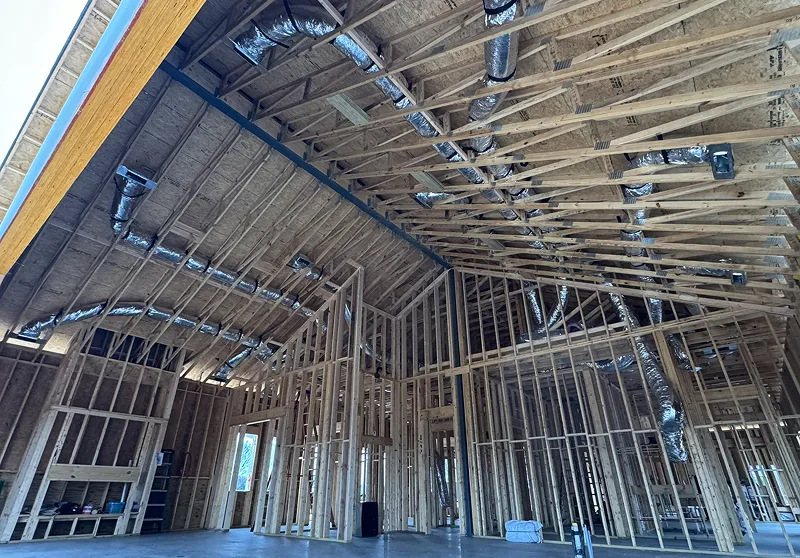 Clark Custom Home Project During construction