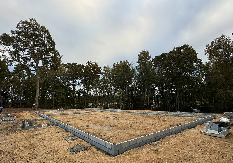 Clark Custom Home Project During construction