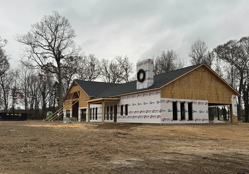 Clark Custom Home Project During construction