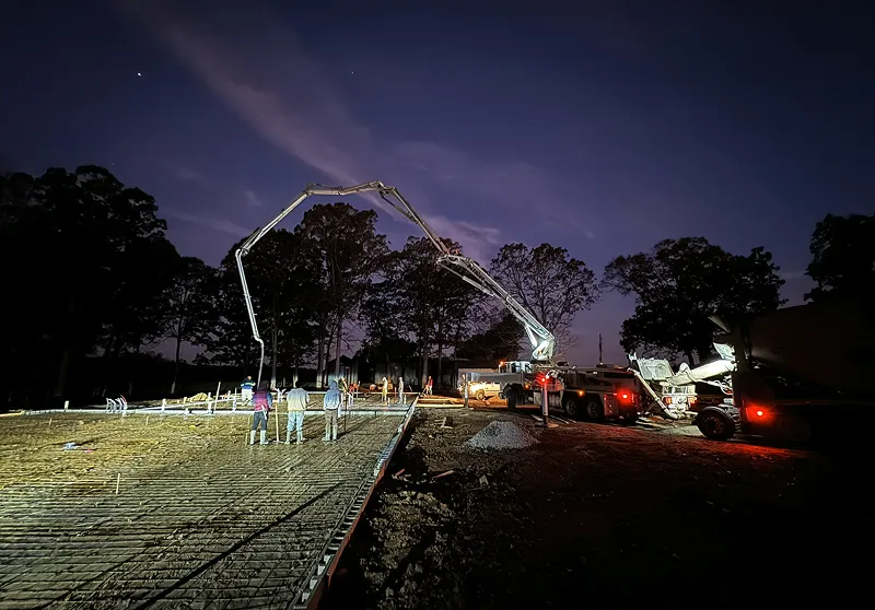 Clark Custom Home Project During construction