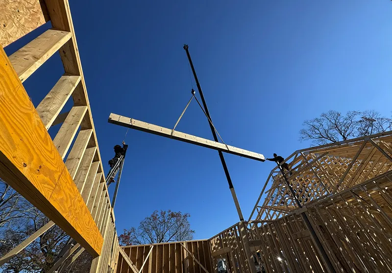 Clark Custom Home Project During construction