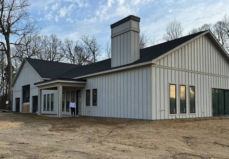 Clark Custom Home Project During construction