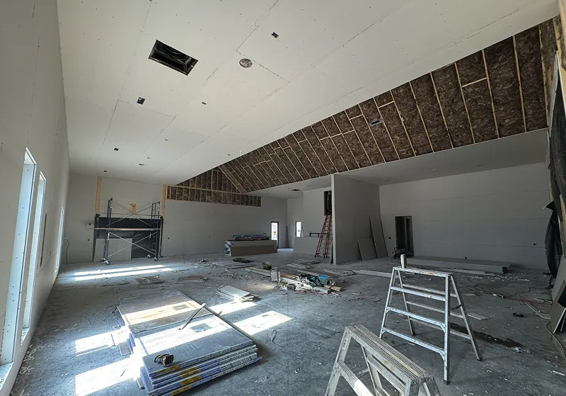 Clark Custom Home Project During construction