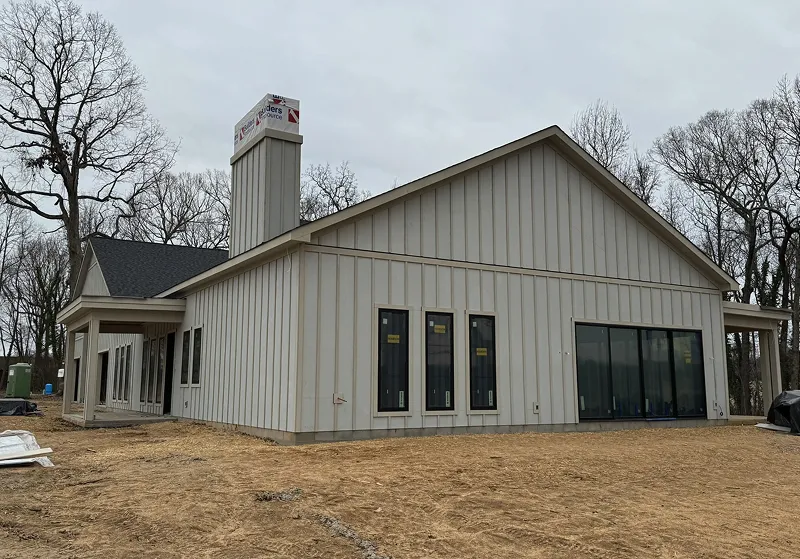 Clark Custom Home Project During construction