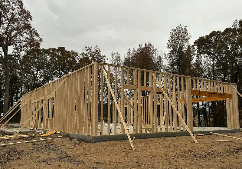 Clark Custom Home Project During construction