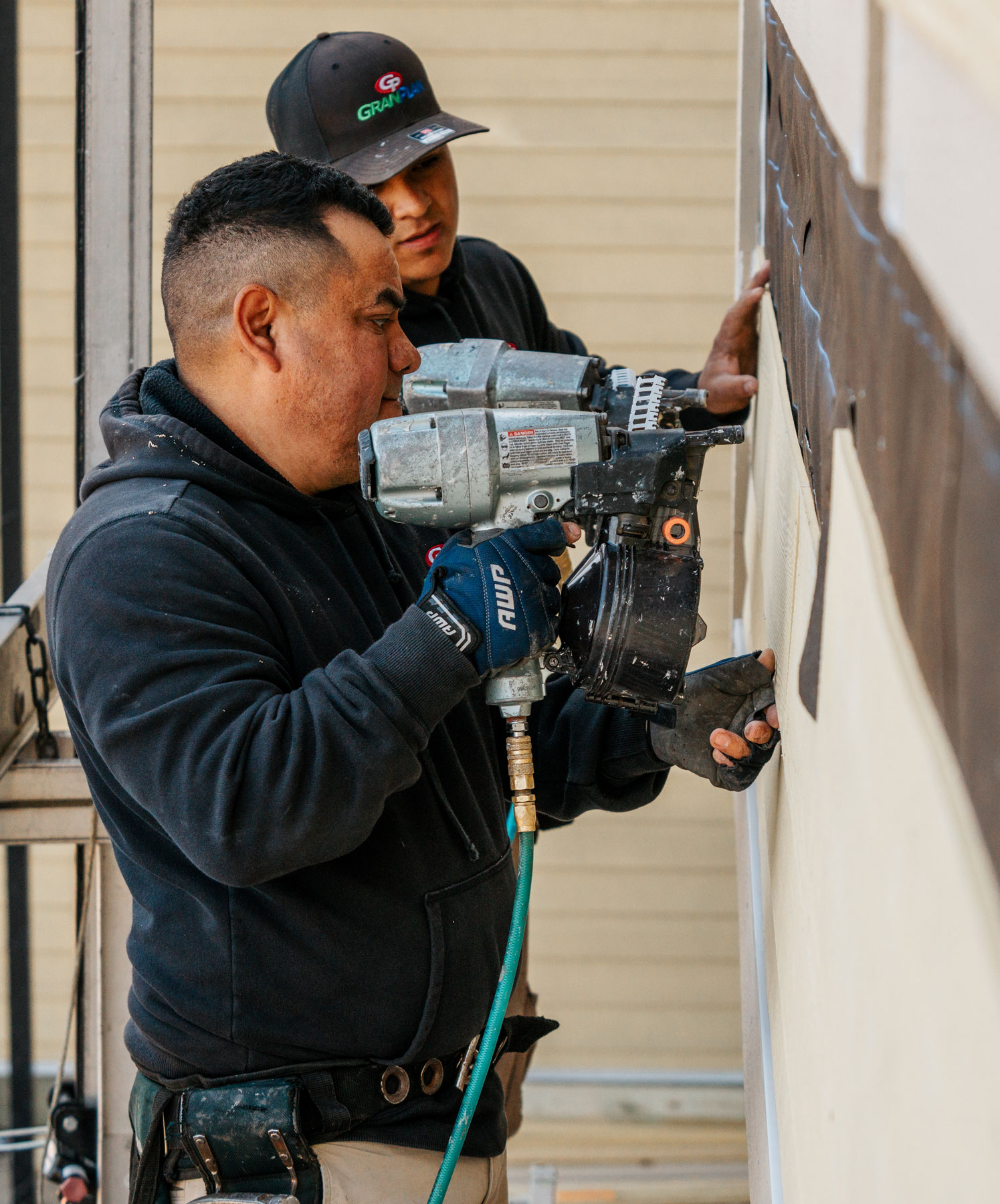 The GranPlan team on-site at a Renovation Project