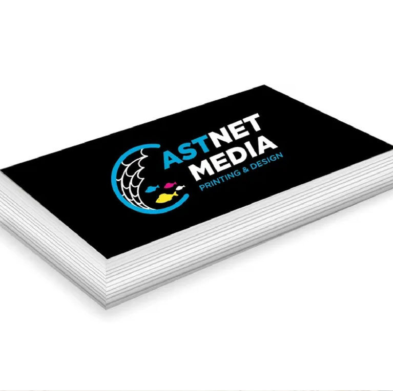 Business Cards printed by Castnet Media Printing & Design of New Smyrna Beach, FL