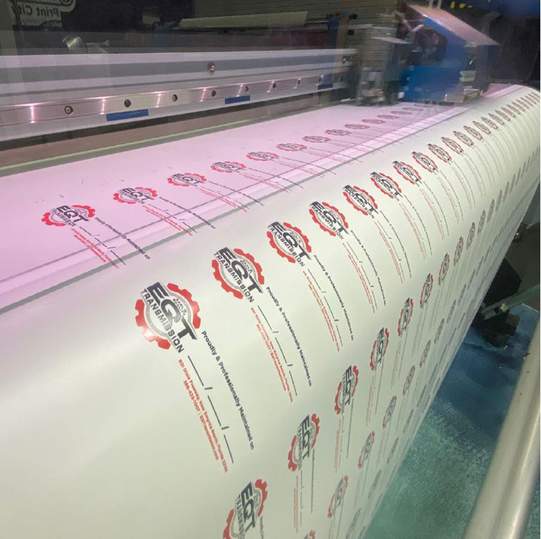 Vinyl Stickers printed by Castnet Media Printing & Design of New Smyrna Beach, FL