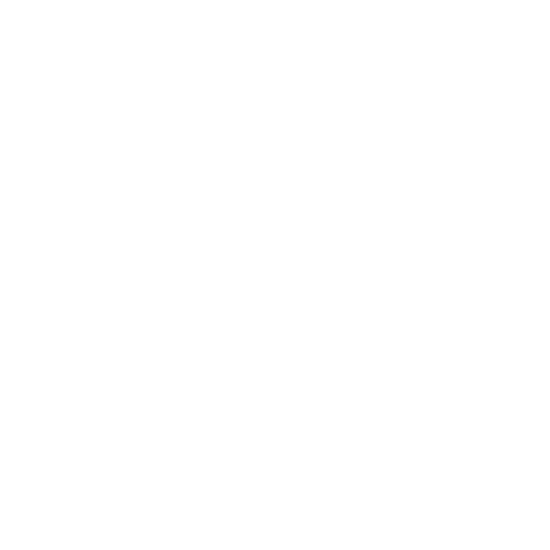 White pixelated icon of a tooth with braces inside a circle on a black background.