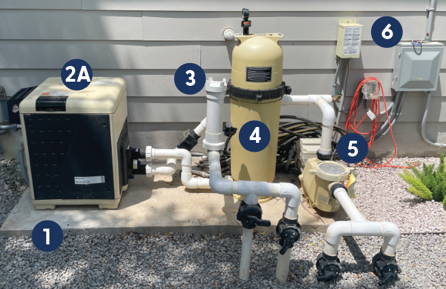 Pool equipment inspection for a Delaware backyard pool