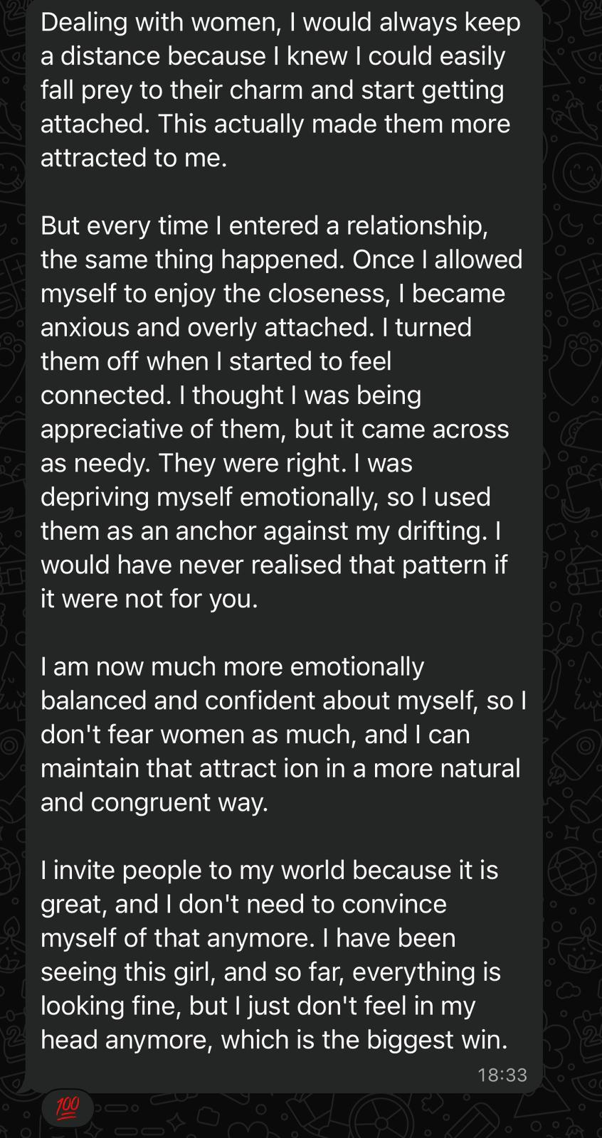 Testimonial from Stan