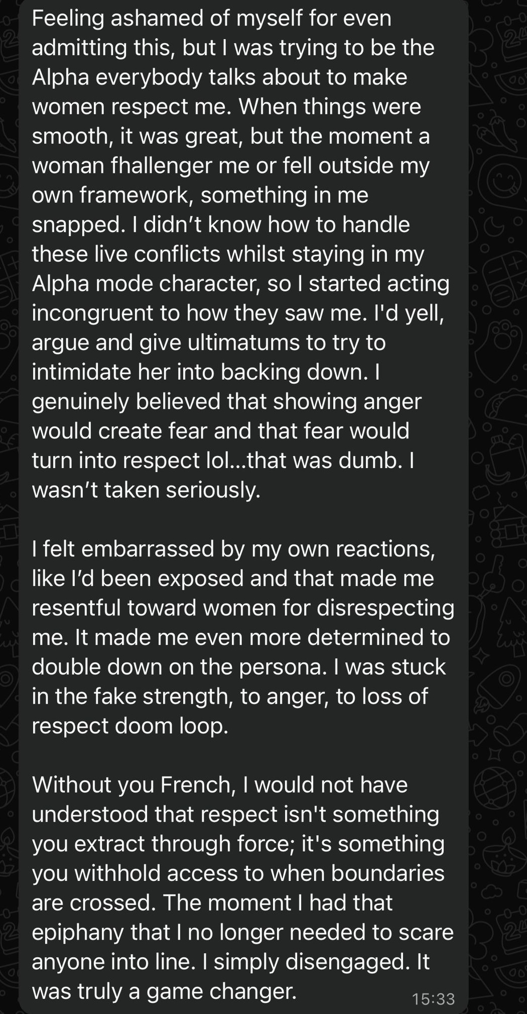 Testimonial from Neil