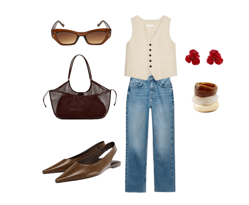 Look Natural para Trabalho em casa