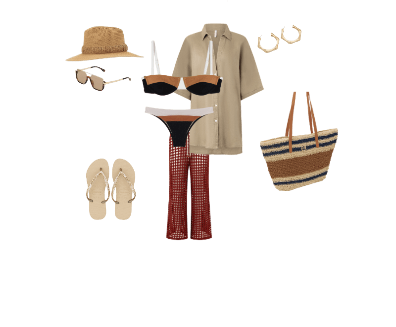 Look Contemporâneo para Praia