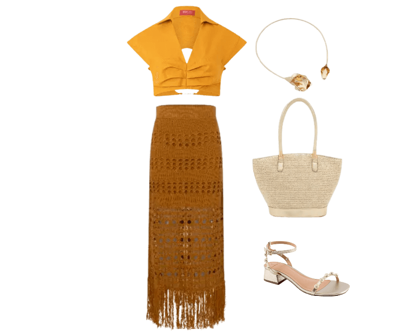 Look Contemporâneo para Almoço com familia