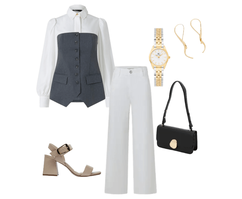 Look Contemporâneo para Trabalho no escritório