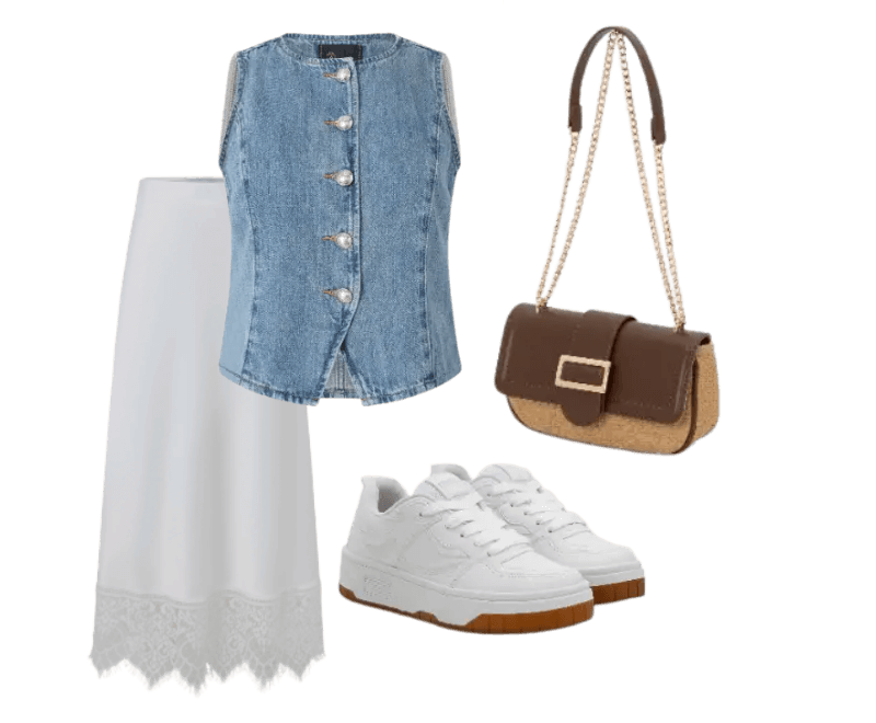 Look Natural para Almoço com familia