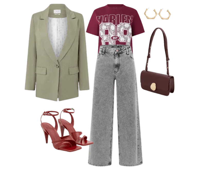 Look Contemporâneo para Date